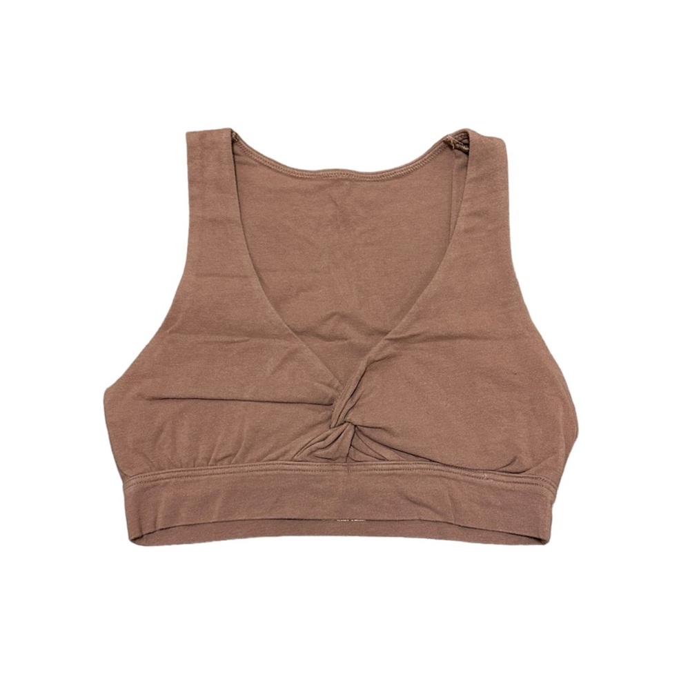 pink aerie twist front bralette